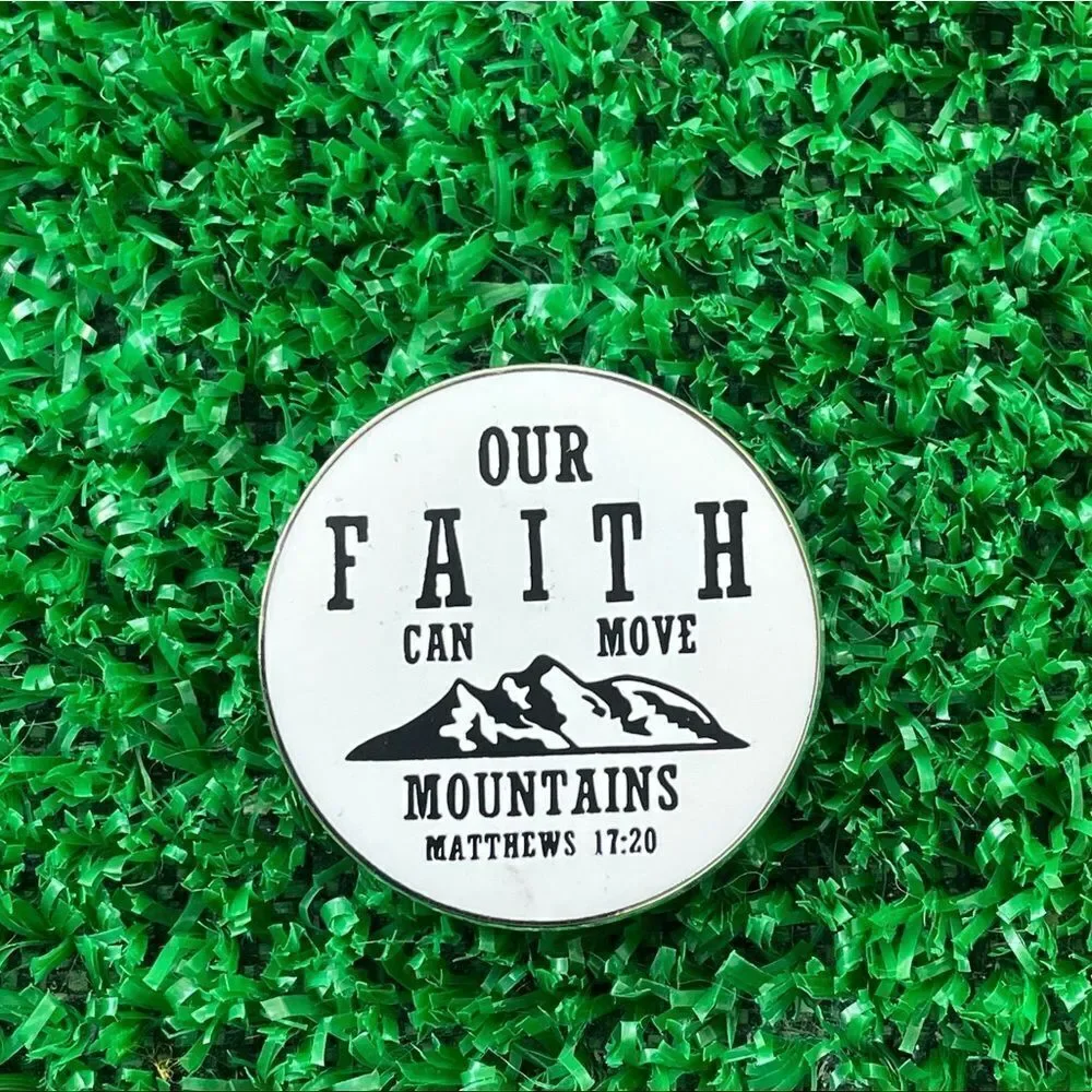 Our Faith Can Move Mountains Enamel Pin/ Brooch Lapel